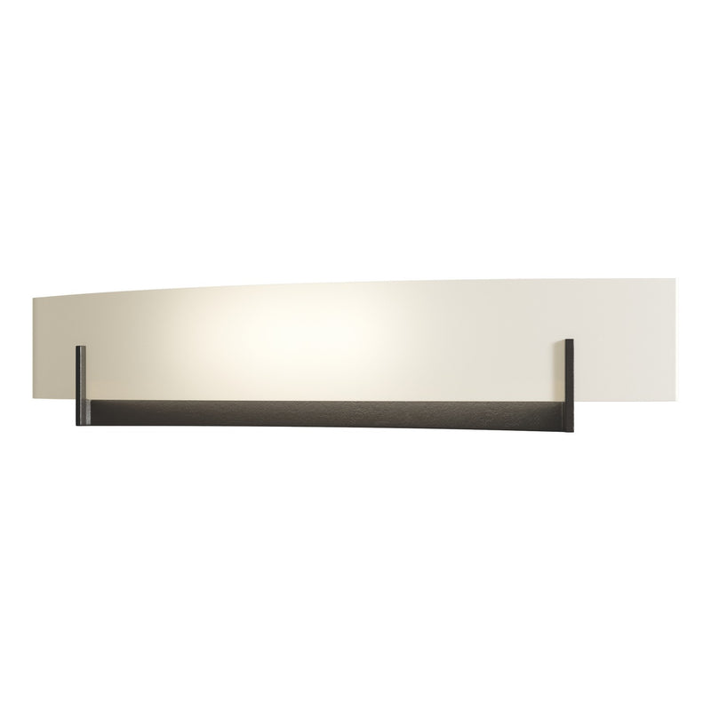 Hubbardton Forge 206410-SKT-14-GG0328 Two Light Wall Sconce, Oil Rubbed Bronze