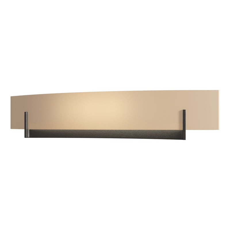 Hubbardton Forge 206410-SKT-14-SS0328 Two Light Wall Sconce, Oil Rubbed Bronze