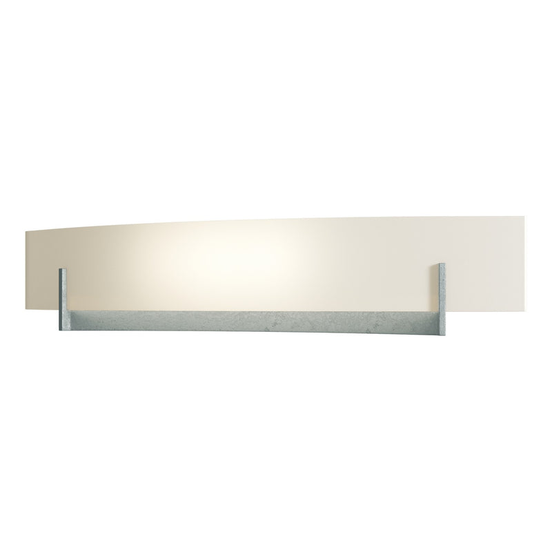 Hubbardton Forge 206410-SKT-82-GG0328 Two Light Wall Sconce, Vintage Platinum