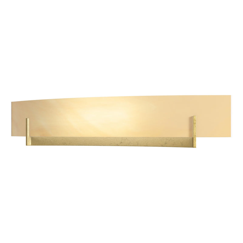 Hubbardton Forge 206410-SKT-86-AA0328 Two Light Wall Sconce, Modern Brass