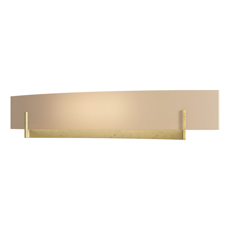 Hubbardton Forge 206410-SKT-86-SS0328 Two Light Wall Sconce, Modern Brass