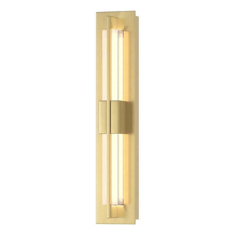 Hubbardton Forge 206440-LED-86-ZM0331 LED Wall Sconce, Modern Brass