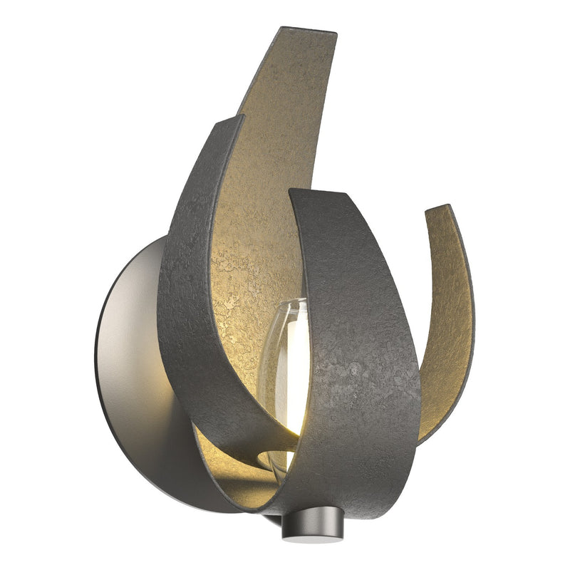 Hubbardton Forge 206501-SKT-10-YE0352 One Light Wall Sconce, Black