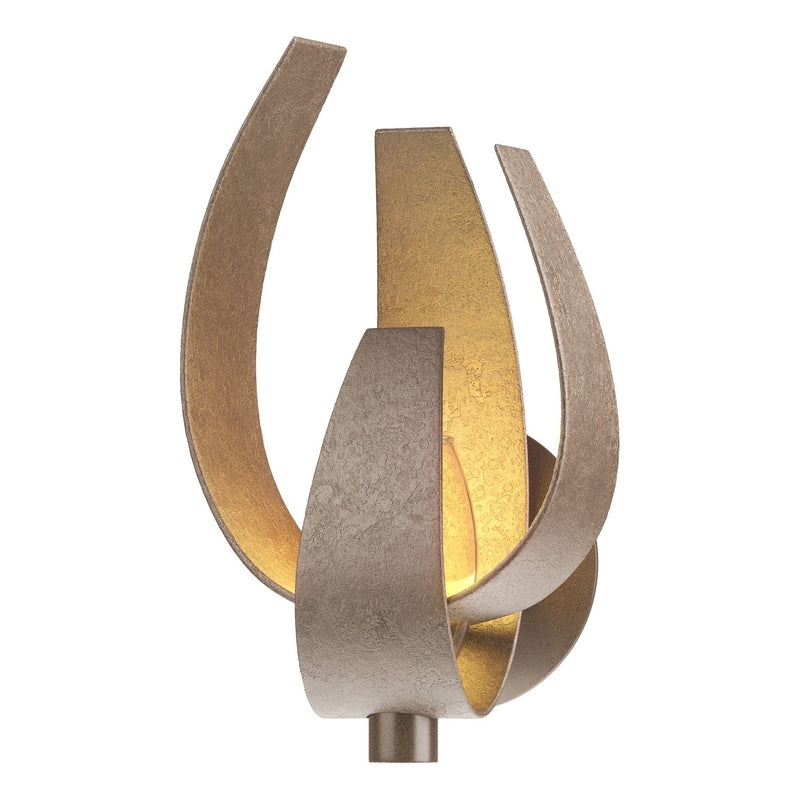 Hubbardton Forge 206503-SKT-05-YE0377 One Light Wall Sconce, Bronze