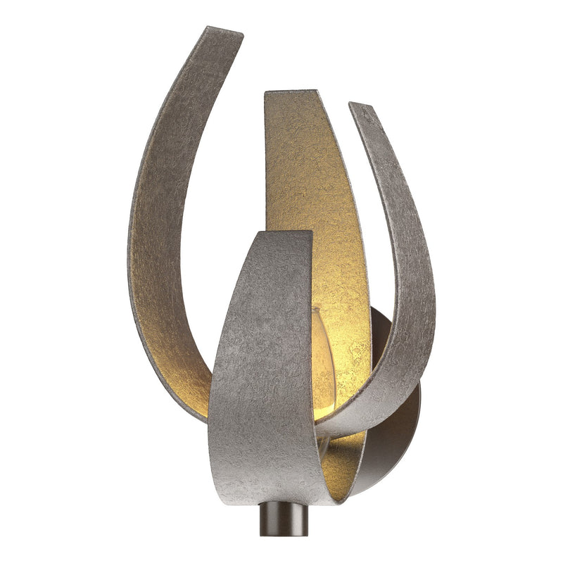 Hubbardton Forge 206503-SKT-14-YE0377 One Light Wall Sconce, Oil Rubbed Bronze