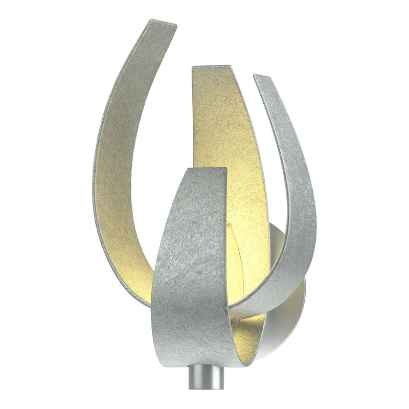 Hubbardton Forge 206503-SKT-82-YE0377 One Light Wall Sconce, Vintage Platinum