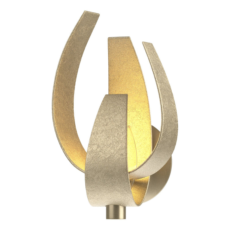 Hubbardton Forge 206503-SKT-84-YE0377 One Light Wall Sconce, Soft Gold