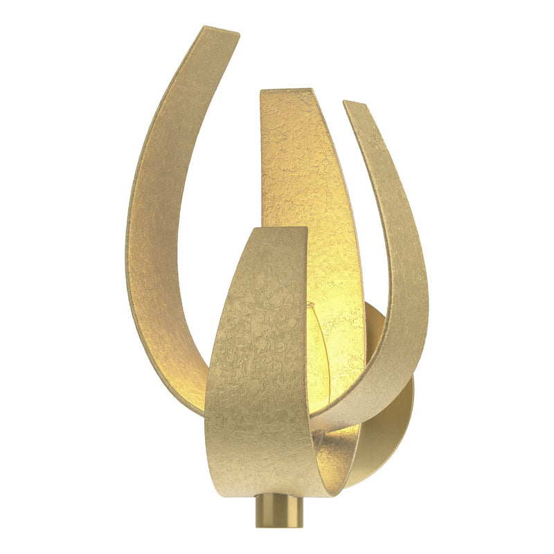 Hubbardton Forge 206503-SKT-86-YE0377 One Light Wall Sconce, Modern Brass