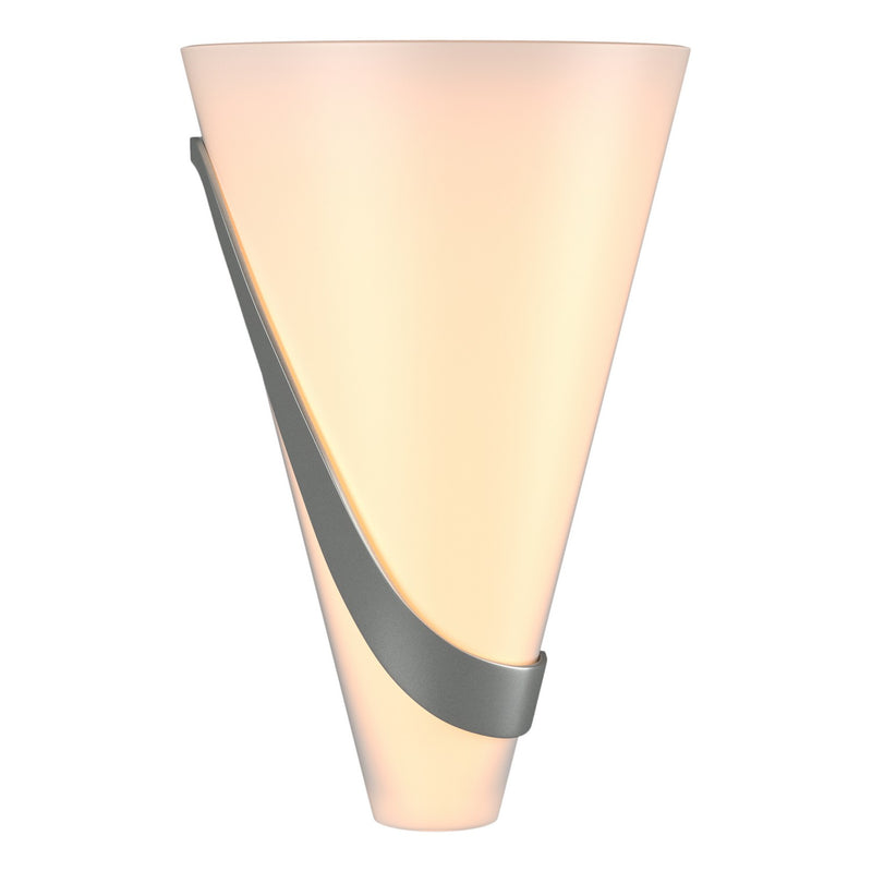 Hubbardton Forge 206563-SKT-LFT-82-GG0074 Two Light Wall Sconce, Vintage Platinum