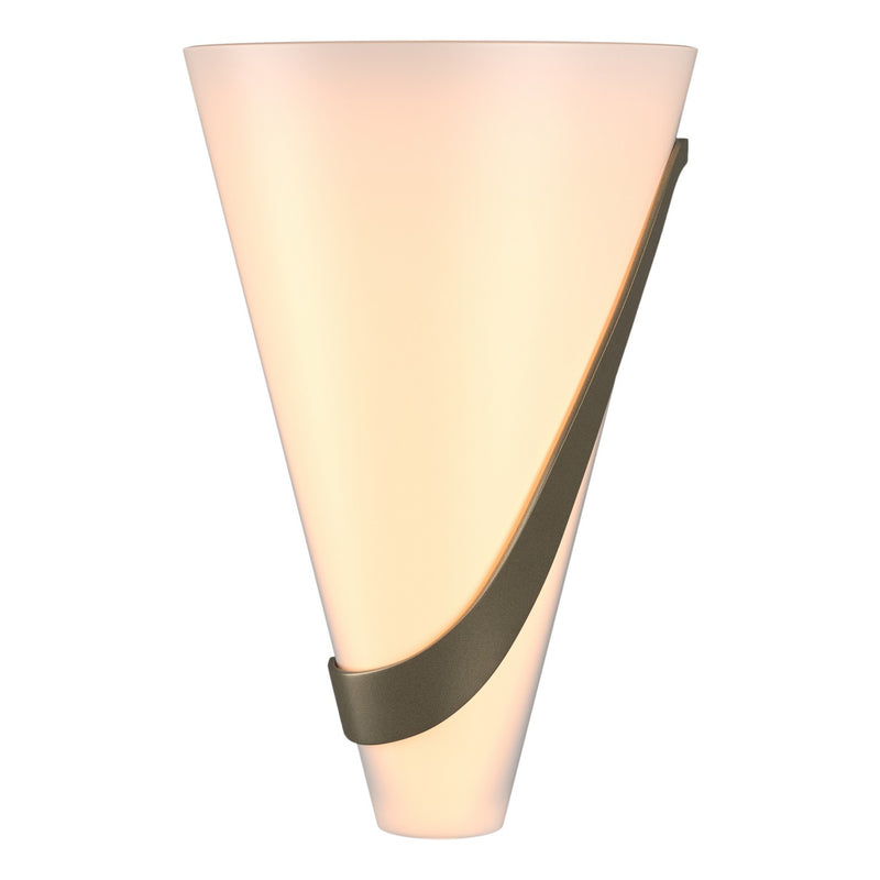 Hubbardton Forge 206563-SKT-RGT-84-GG0074 Two Light Wall Sconce, Soft Gold