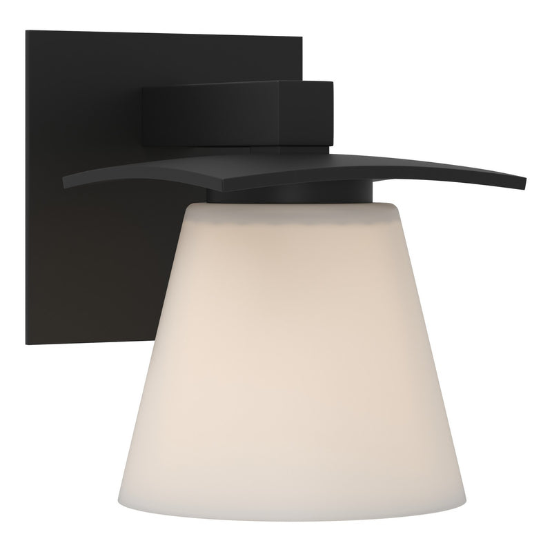 Hubbardton Forge 206601-SKT-10-GG0242 One Light Wall Sconce, Black