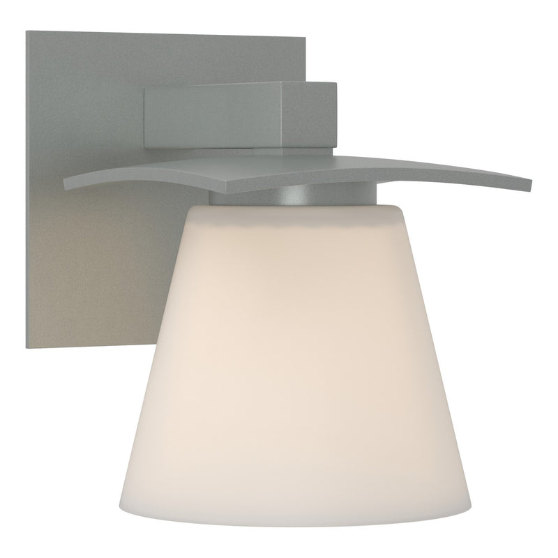 Hubbardton Forge 206601-SKT-82-GG0242 One Light Wall Sconce, Vintage Platinum