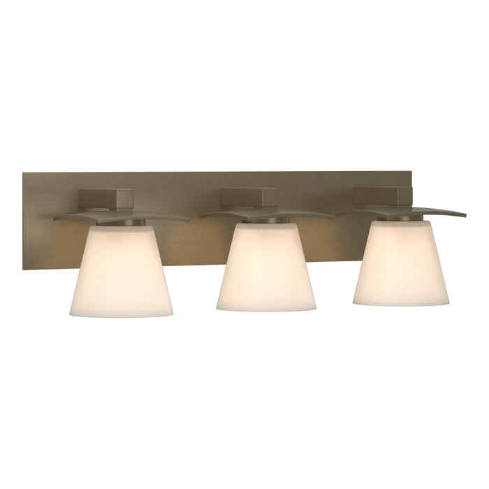 Hubbardton Forge 206603-SKT-84-GG0242 Three Light Wall Sconce, Soft Gold