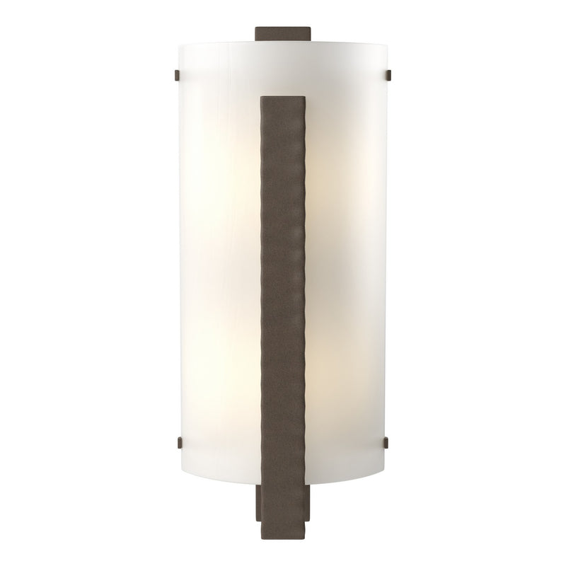 Hubbardton Forge 206729-SKT-05-BB0420 Two Light Wall Sconce, Bronze