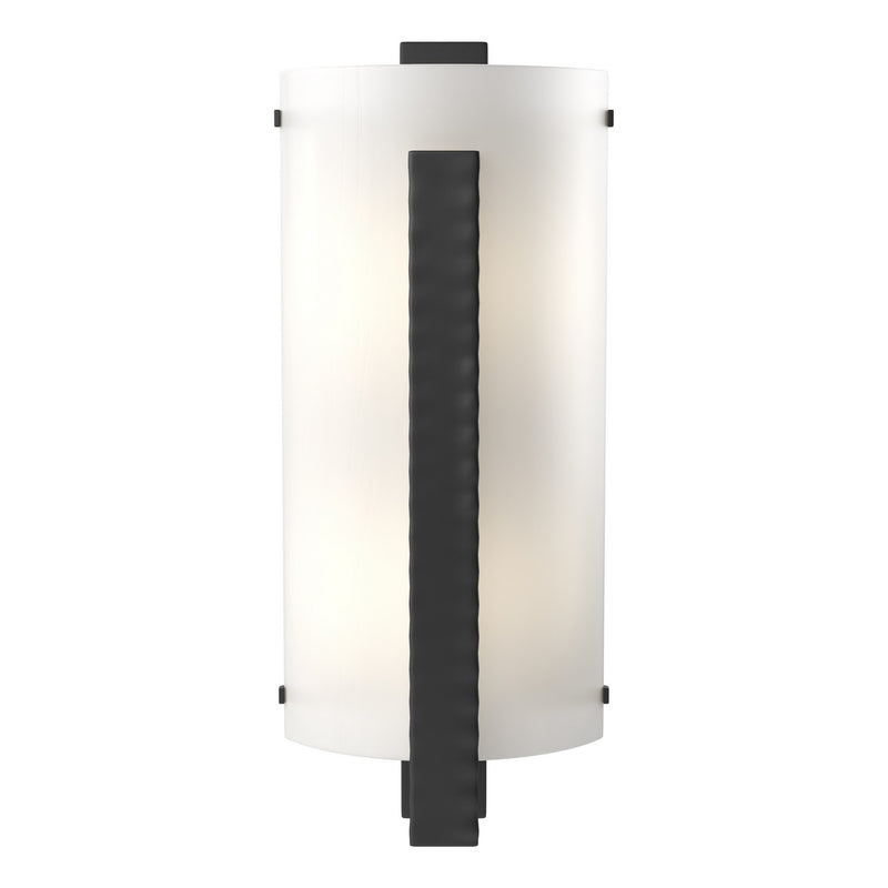Hubbardton Forge 206729-SKT-10-BB0420 Two Light Wall Sconce, Black