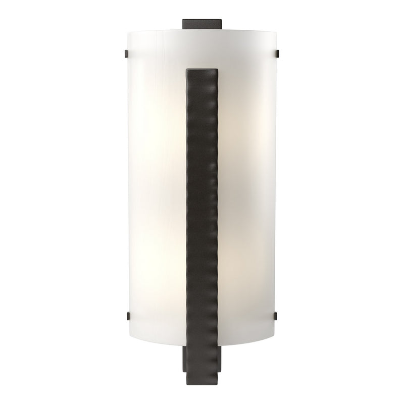 Hubbardton Forge 206729-SKT-14-BB0420 Two Light Wall Sconce, Oil Rubbed Bronze
