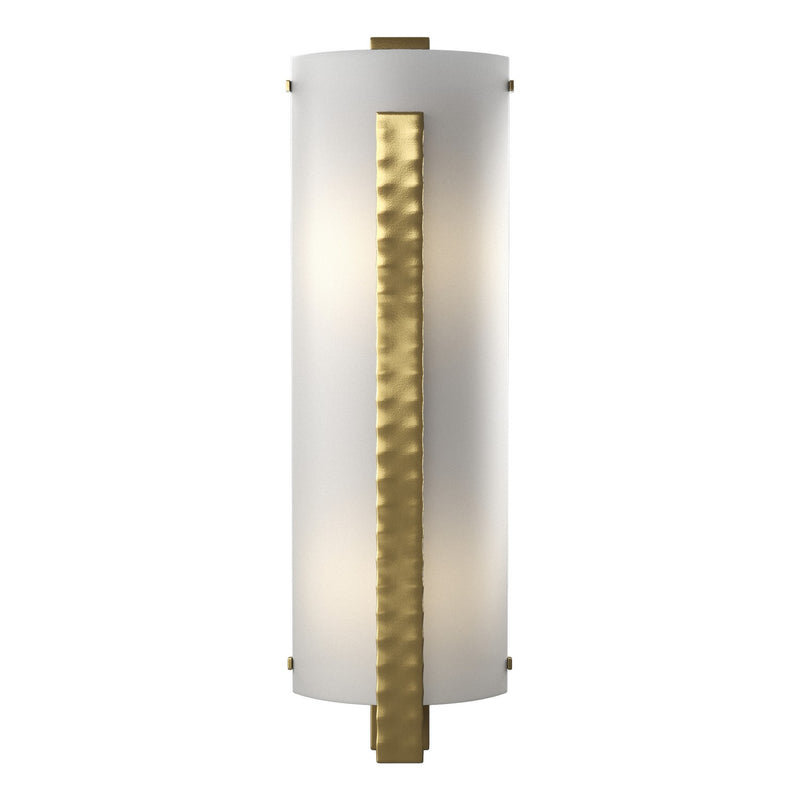 Hubbardton Forge 206730-SKT-86-BB0401 Two Light Wall Sconce, Modern Brass