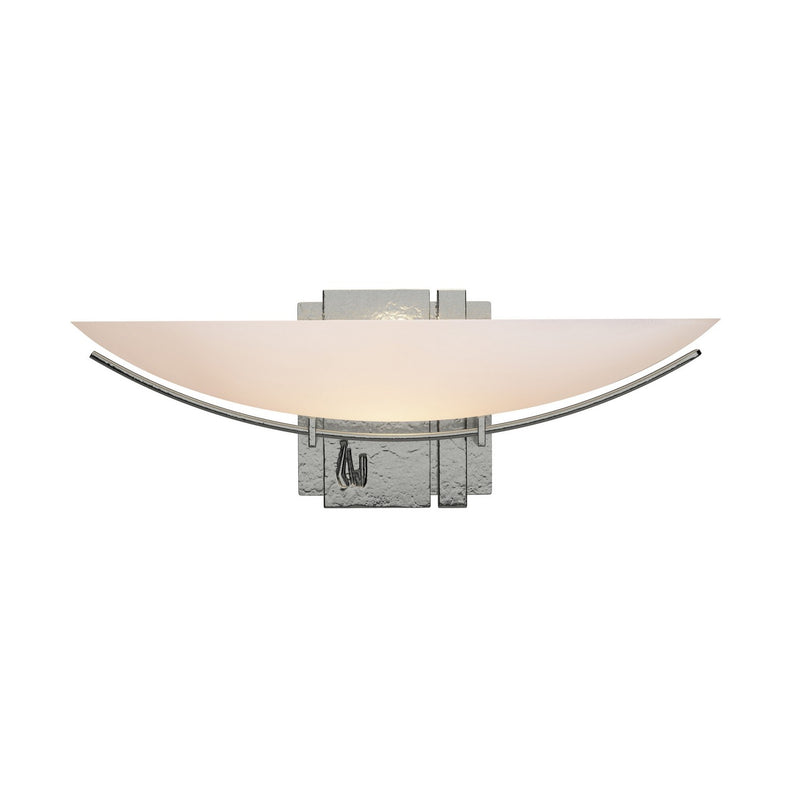Hubbardton Forge 207370-SKT-85-GG0090 One Light Wall Sconce, Sterling