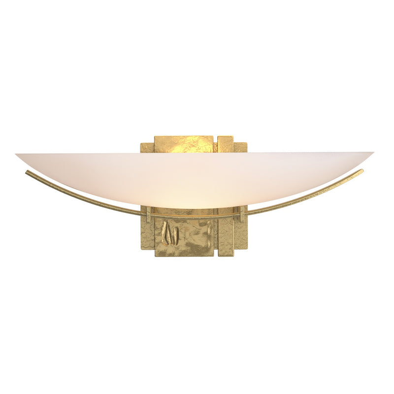 Hubbardton Forge 207370-SKT-86-GG0090 One Light Wall Sconce, Modern Brass