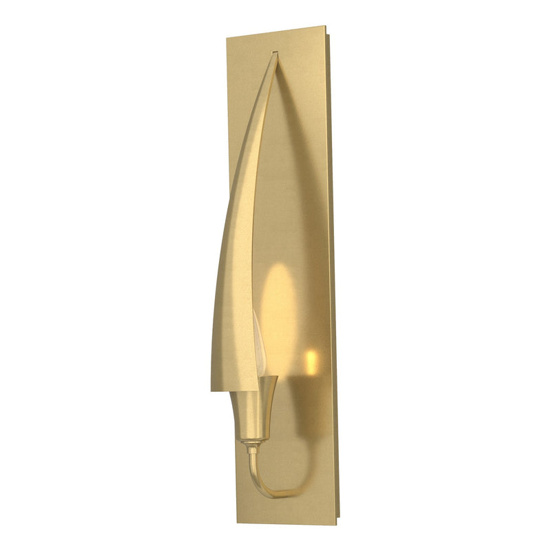 Hubbardton Forge 207420-SKT-86 One Light Wall Sconce, Modern Brass