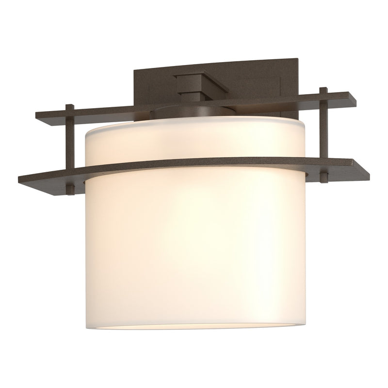 Hubbardton Forge 207521-SKT-05-GG0182 One Light Wall Sconce, Bronze