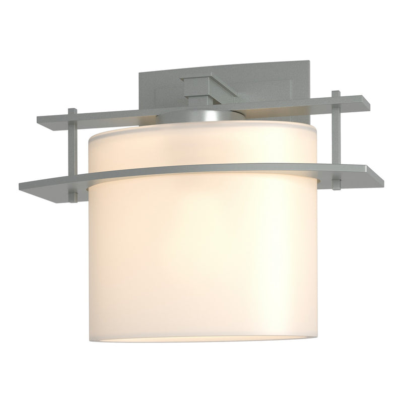 Hubbardton Forge 207521-SKT-82-GG0182 One Light Wall Sconce, Vintage Platinum