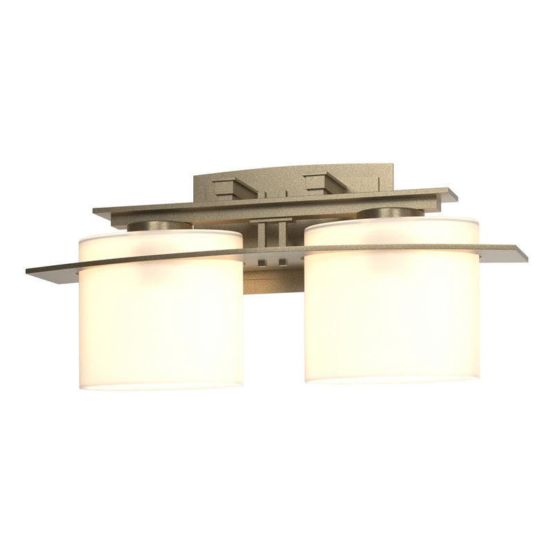 Hubbardton Forge 207522-SKT-84-GG0182 Two Light Wall Sconce, Soft Gold