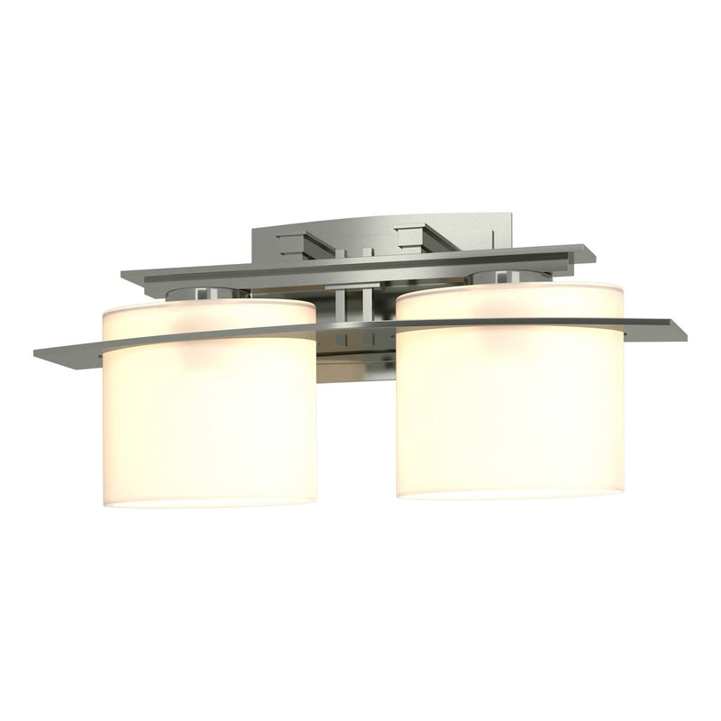 Hubbardton Forge 207522-SKT-85-GG0182 Two Light Wall Sconce, Sterling