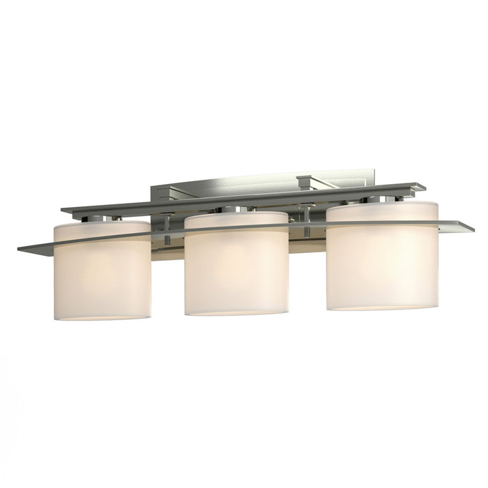 Hubbardton Forge 207523-SKT-85-GG0182 Three Light Wall Sconce, Sterling