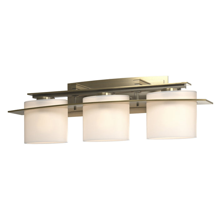 Hubbardton Forge 207523-SKT-86-GG0182 Three Light Wall Sconce, Modern Brass
