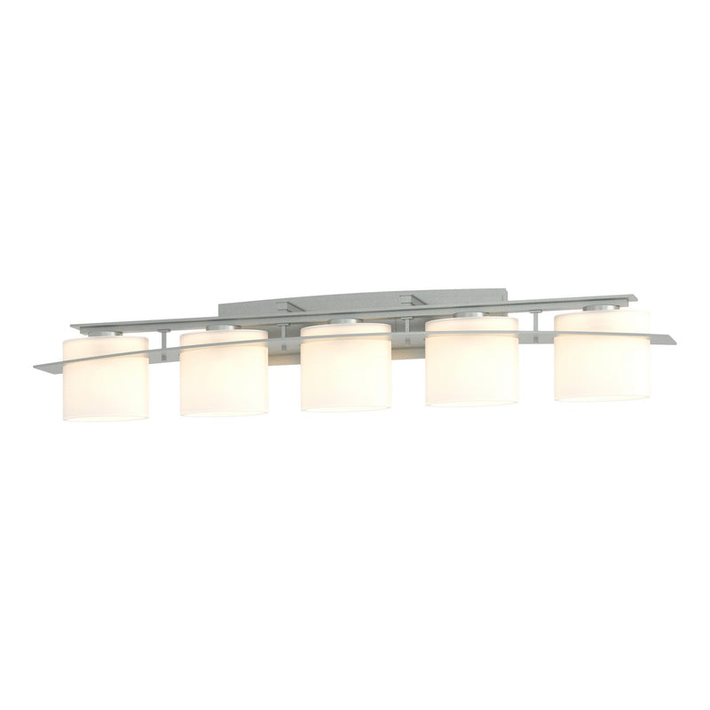 Hubbardton Forge 207525-SKT-82-GG0182 Five Light Wall Sconce, Vintage Platinum