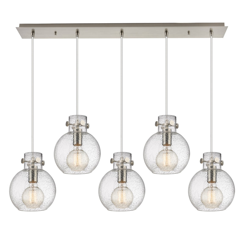 Innovations 125-410-1PS-SN-G410-8SDY LED Linear Pendant, Brushed Satin Nickel