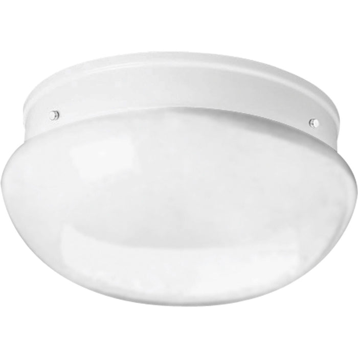 Progress Lighting P3412-30 Two Light Flush Mount, White