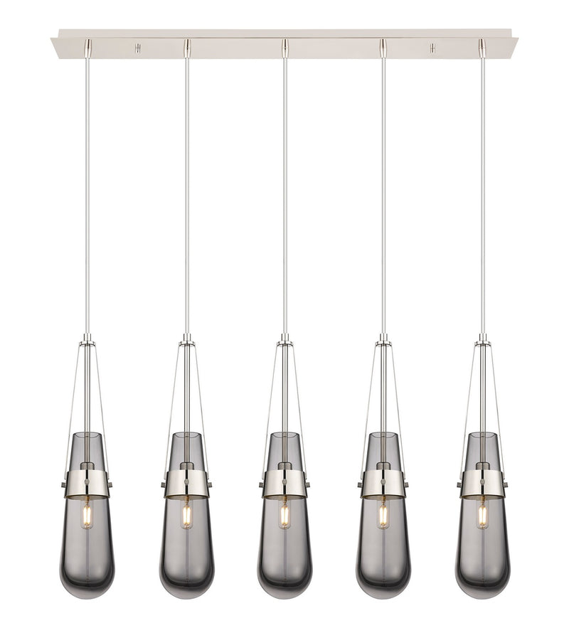 Innovations 125-452-1P-PN-G452-4SM LED Linear Pendant, Polished Nickel