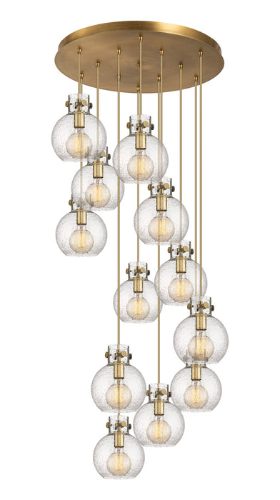 Innovations 126-410-1PS-BB-G410-8SDY 12 Light Pendant, Brushed Brass