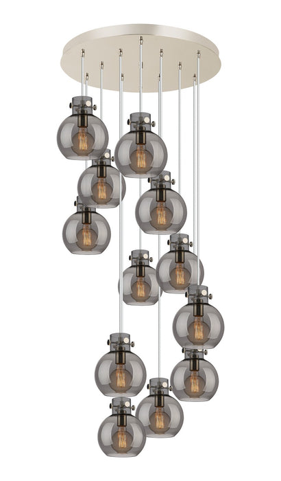 Innovations 126-410-1PS-PN-G410-8SM 12 Light Pendant, Polished Nickel