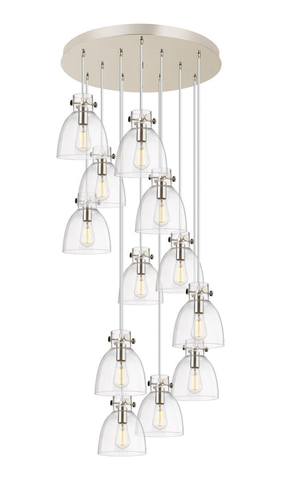 Innovations 126-410-1PS-PN-G412-8CL 12 Light Pendant, Polished Nickel
