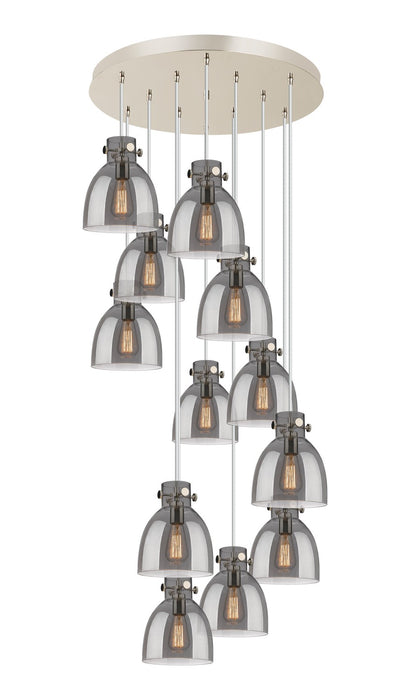 Innovations 126-410-1PS-PN-G412-8SM 12 Light Pendant, Polished Nickel