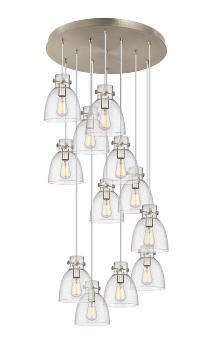 Innovations 126-410-1PS-SN-G412-8SDY 12 Light Pendant, Brushed Satin Nickel