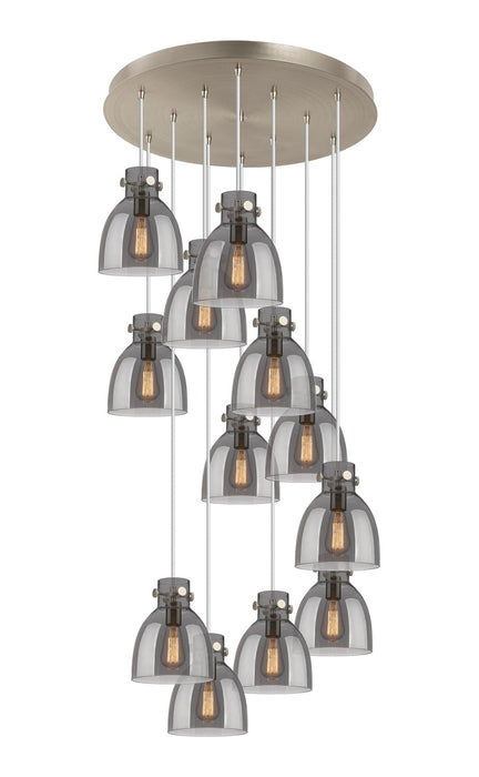 Innovations 126-410-1PS-SN-G412-8SM 12 Light Pendant, Brushed Satin Nickel
