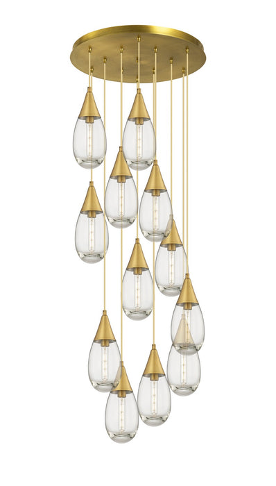 Innovations 126-450-1P-BB-G450-6CL LED Pendant, Brushed Brass