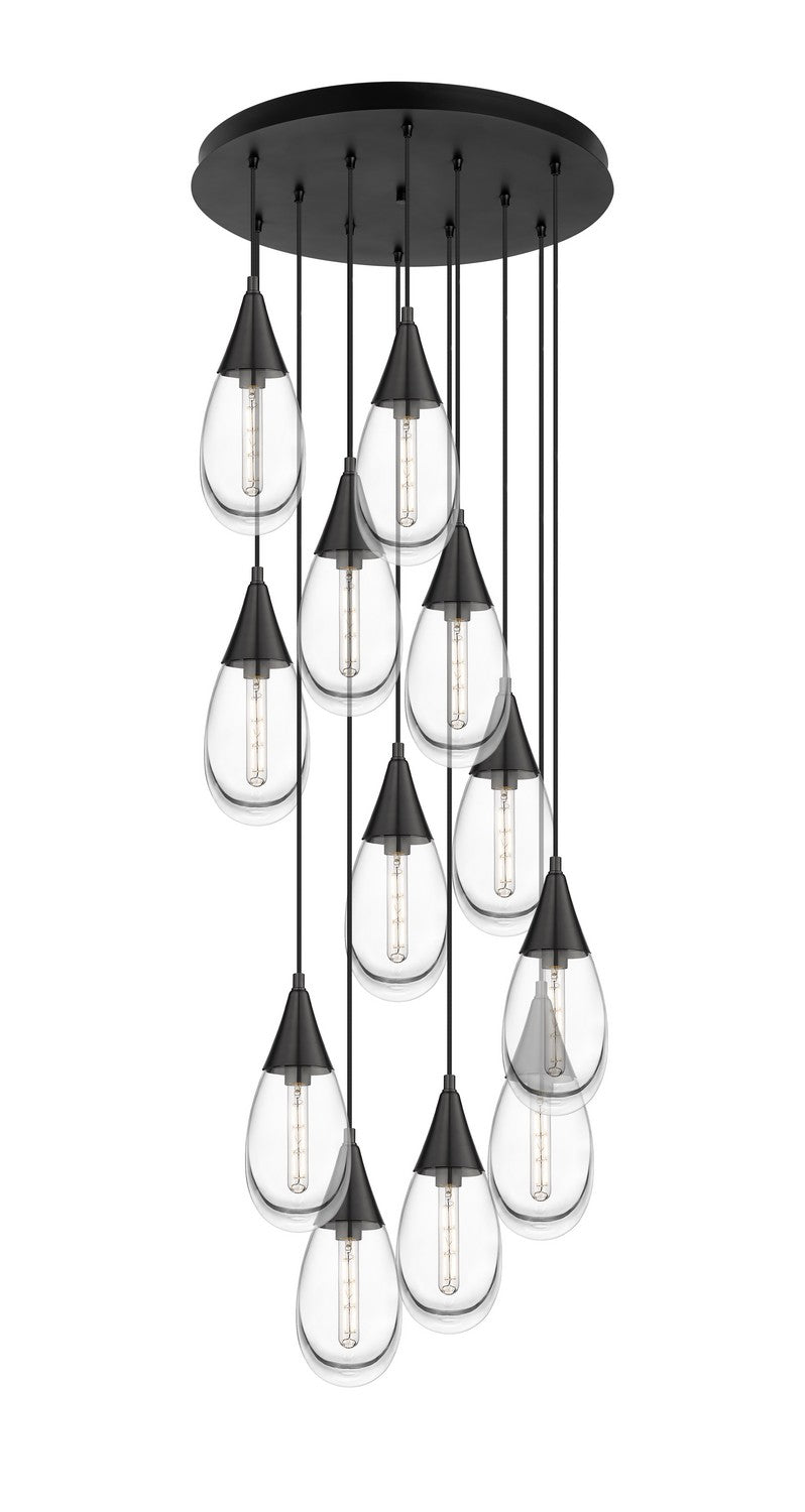 Innovations 126-450-1P-BK-G450-6CL LED Pendant, Matte Black