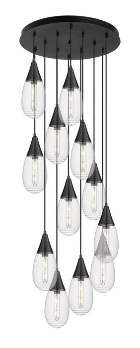 Innovations 126-450-1P-BK-G450-6SCL LED Pendant, Matte Black