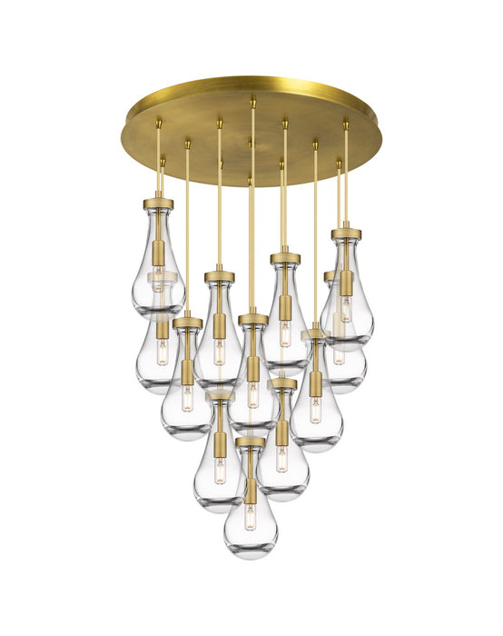 Innovations 126-451-1P-BB-G451-5CL LED Pendant, Brushed Brass