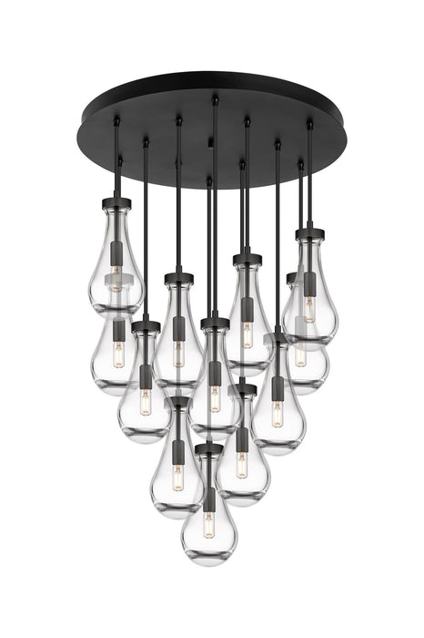 Innovations 126-451-1P-BK-G451-5CL LED Pendant, Matte Black