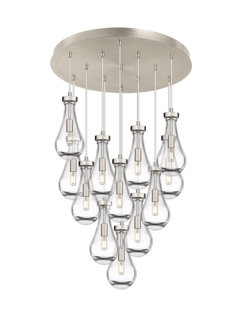 Innovations 126-451-1P-SN-G451-5CL LED Pendant, Brushed Satin Nickel