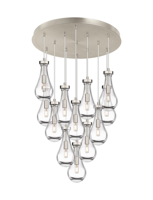 Innovations 126-451-1P-SN-G451-5CL LED Pendant, Brushed Satin Nickel