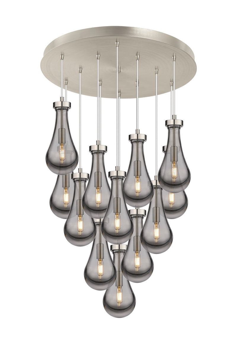 Innovations 126-451-1P-SN-G451-5SM LED Pendant, Brushed Satin Nickel