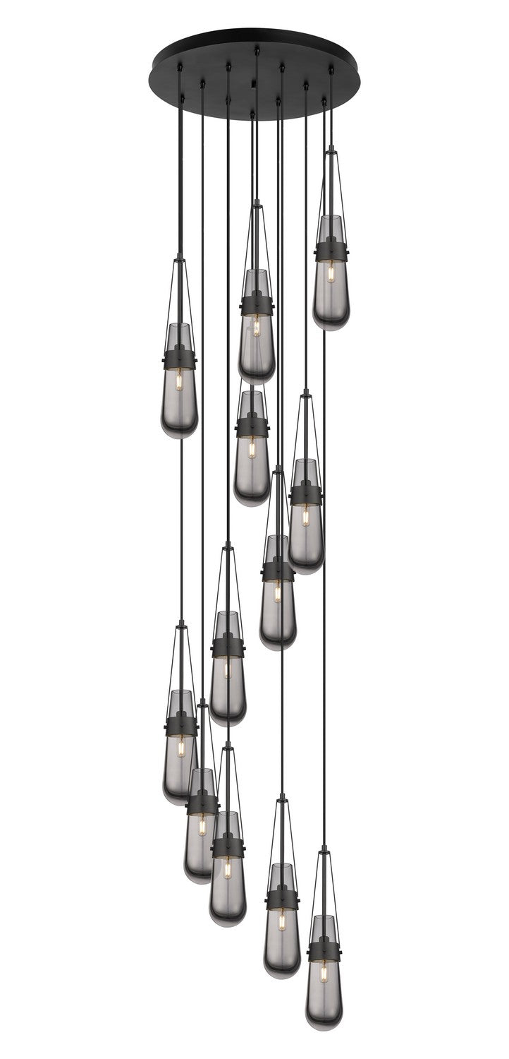 Innovations 126-452-1P-BK-G452-4SM LED Pendant, Matte Black