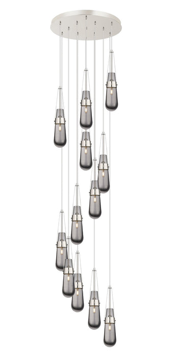 Innovations 126-452-1P-PN-G452-4SM LED Pendant, Polished Nickel